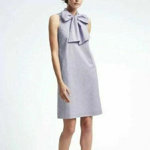 Banana Republic Striped Bow Neck Dress